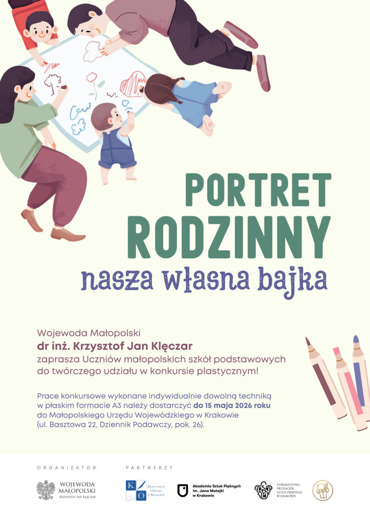 Portret rodzinny - nasza własna bajka plakat A3
